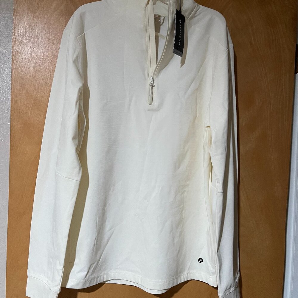 Mens quarter zip pull over nwt
